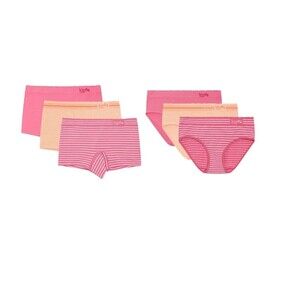 kindly Yours Women's Sustainable Seamless Hipster 3 Pack & Boyshorts 3 Pack XS